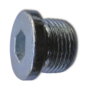 DIN908 5.8 M22x1.5 blank Verschlussschraube zylindrisches, metr. Feingewinde