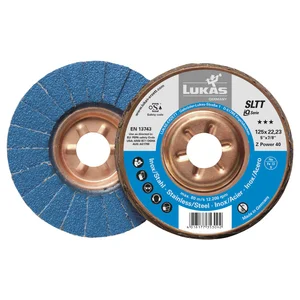 LUKAS Schleiflamellenteller SLTT Z Power ø 125 mm Korn 40