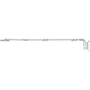 ROTO NX Axerarm P 12/20-13 Gr. 350 FFB 601-800 mm silber rechts