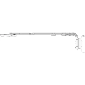 ROTO NX Axerarm P TiltFirst 12/20-13 Gr. 250 FFB 411-600 mm silber rechts