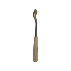 STUBAI Bildhauer-Stechbeitel geschliffen mit Holzheft Form 32 Breite 10 mm