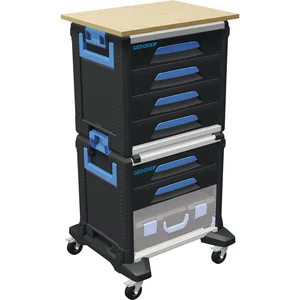 GEDORE Werkzeug-Mobil WorkMo 1110 WMW- 2 B2 m. Arbeitsplatte 526x396x1172 mm