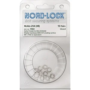 NORD-LOCK Keilsicherungsscheiben NL4ss Edelstahl A4, - Blister SB-10