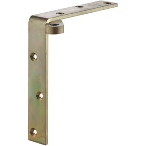 Tragwinkel HELM 197, rechts, Loch-ø 4,8 mm, Stahl verzinkt, gelb