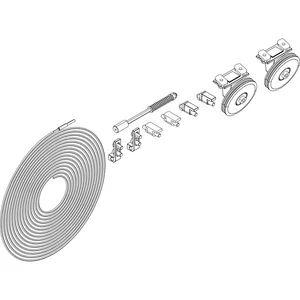 DORMA-Glas Muto 150 Synchronbeschlag Flügelgewicht bis 150 kg