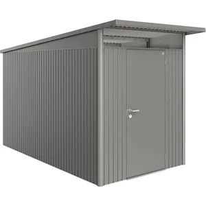 BIOHORT Gerätehaus AvantGarde A4 quarzgrau-metallic