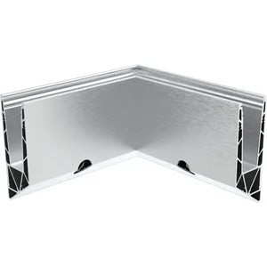 ECONOMY Innenecke für Bodenprofile 0011 FLEX LIGHT, Aluminium silber eloxiert