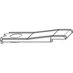 MACO MM Adapterteil gerade Stanzung, silber (352980)