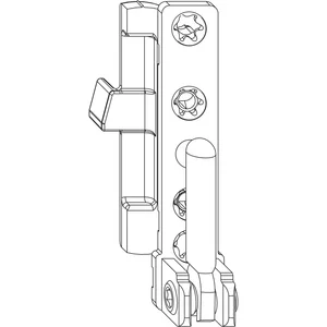 MACO Ecklager DT130 4/15 mm 130 kg silber links (55493)