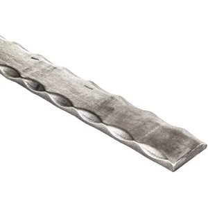 ARTEFERRO Untergurt 20 x 8 x 3000 mm, Schmiedeeisen gehämmert
