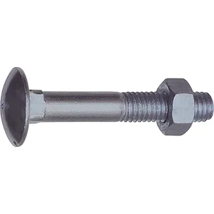 DIN603 M 6x 30 verzinkt Torbandschraube mit Mutter