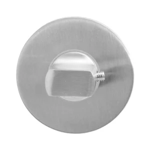 MARCHESI WC-Rosette flach rund, Edelstahl matt