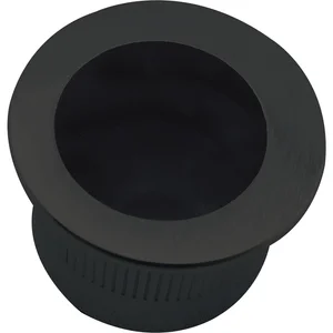 MARCHESI Stirnziehgriff Einlassmaß ø 25 mm, Aluminium schwarz matt