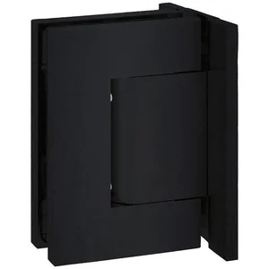 Pendeltürband Biloba 8910 90° Glas-Wand mit Feststellung Alu Schwarz matt