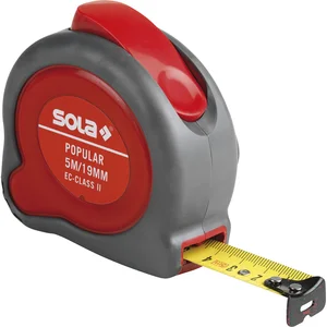 SOLA Rollbandmaß Popular 8 m EG-Prüfzeichen Genauigkeit II