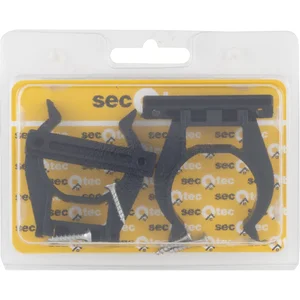 SECOTEC Sockelblenden-Clips Unico mit Anschraubplatte Kunststoff schwarz SB-2