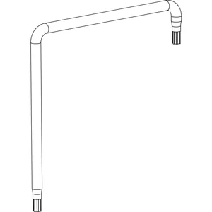 MACO Einstellschlüssel f. i.S.-Zapfen, TX15, 2 x gebogen, L=75 mm (44192)