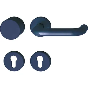 Wechselgarnitur 111.20 R/122.23 - auf Rosette PZ stahlblau