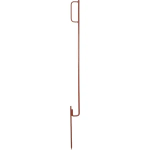 GRAF Lattenpfahl aus 12 mm Rundeisen mit 1 Bügel Höhe 100 cm