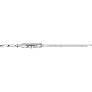MACO MM D-/DK-Getriebe fix, DM 6,5 mm, FFH 455-660 mm, silber (202206)