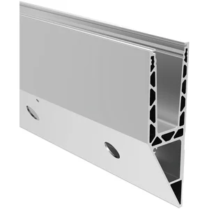 ECONOMY Bodenprofil 0011 verst.FLEX ProXL zur vorgesetzten Montage,2500mm,silber