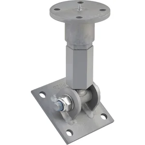 PITZL Pfostenträger PTP neigbar 10529.7098 ZiNiP beschichtet Stecksystem Z