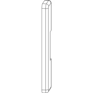 MACO Abdeckkappe Flügelteil f. Anpressverschluss AS, titan (40757)