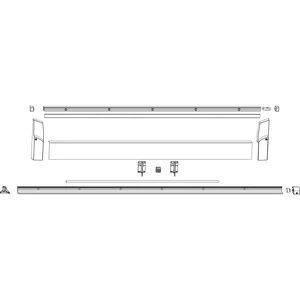 MACO SKB-S/SE/Z/PAS Profil-Set Gr. 5 FFB 1451-1650 mm L=3430 mm braun