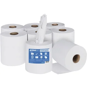 Putzpapier-Rolle Maxi 155 primaSOFT weiß 2-lagig Packungsinhalt 6 Rollen