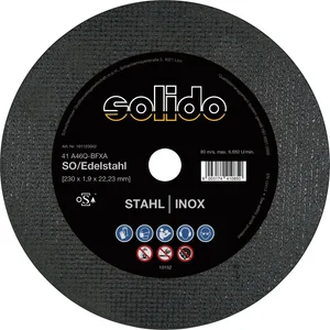 SOLIDO Trennscheibe gerade 115 x 1.0 mm 2in1 dünn
