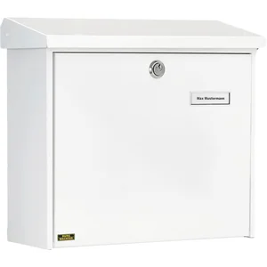 BURG Aufhängebriefkasten COMFORT - Stahl verzinkt weiß