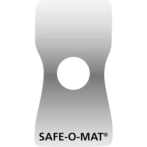 Äußeres Schrankschild selbstklebend f. Pfandschloss Safe-O-Mat ohne Nummerierung