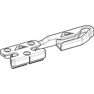 ROTO NX SH-Schließstück TiltSafe PVC 13V KBE/KÖMMERLING/TROCAL silber rechts