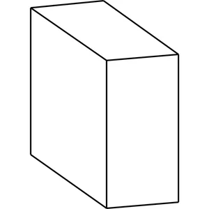 GU HS Dichtungsgummi 23x23x8 mm getriebeseitig oben EPDM schwarz