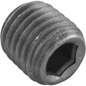 DIN906 5.8 R1/2" blank Verschlussschraube kegeliges Rohrgewinde mit ISK