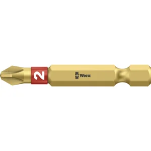 WERA Diamant-Bit-Einsatz 851/4BDC lang 1/4"sechskant PH 2/50 mm Phillips