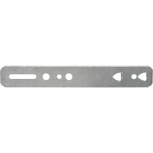 Stockpratzen gerade, Version B, 140 x 20 x 1,25 mm, Stahl verzinkt