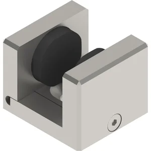 HELM GT-S 150 Bodenführung deckenbündige Montage Glas 8-12,76 mm Edelstahl