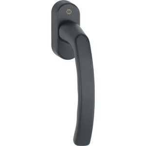 HOPPE Fenstergriff LIÈGE, Vierkant 7 x 40 mm, Alu schwarz matt