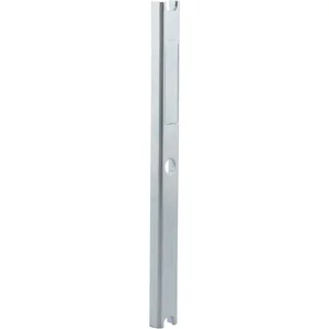 Sichtschutzunterlage f. Doppeltürschließblech,198x18x8,5mm,Stahl verzinkt silber