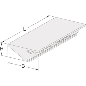 GUTMANN Glasauflager KA 34, für Glasstärke von 32 - 38 mm, schwarz