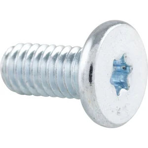 Zylinderschraube extrem niedriger Kopf M 3x20 Torx 8 - Stahl 08.8 verzinkt-blau