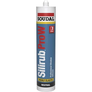 SOUDAL Neutral Bausilikon Silirub PRO W anthraz 300ml