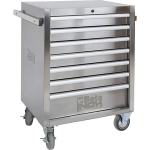 BETA Werkzeugkasten C04 TSS-7 600 x 420 x 810 mm INOX Edelstahl 7 Schubladen