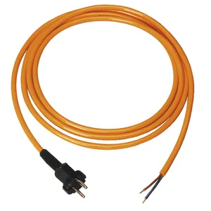 PCE Elektrogeräte-Anschlussleitung PUR 2 x 1.5 mit Stecker Länge 5 m IP20