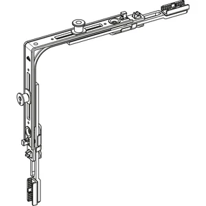 ROTO E-Tec Control NT/NX Eckumlenkung MVS 1P / 1V Zapfen silber
