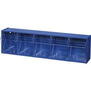 ALLIT Klappschütten-Magazin Gr. 5 blau 600 x 135 x 165 mm