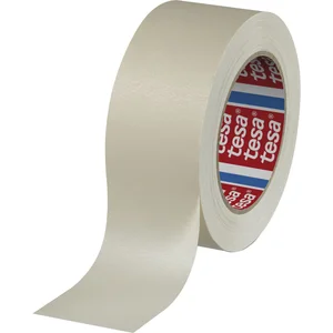 TESA Flachkreppklebeband 4316 beige, 50 mm x 50 Meter, bis 100 °C