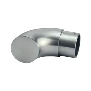 CROSO Endstück für Rohr ø 33,7 x 2,0 mm, Edelstahl geschliffen V2A