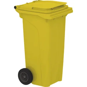 Mülltonne 120 Liter Kunststoff gelb Urban